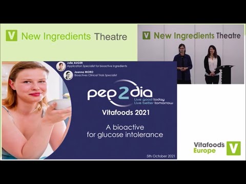 Vitafoods 2021 - Conference Pep2Dia, a bioactive for glucose intolerance